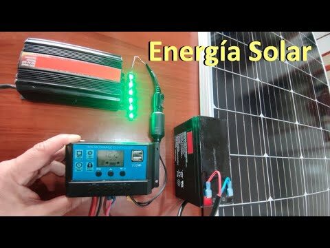 ¿Qué batería para panel solar 100W?