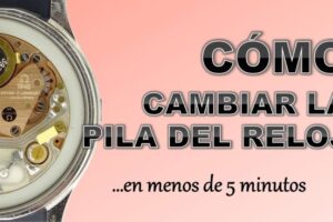 Costo de reemplazar la pila de un reloj