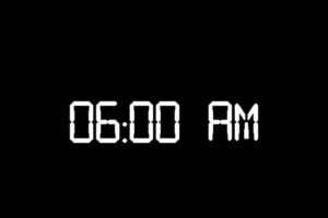 Despierta a las 6 de la mañana con esta alarma eficiente