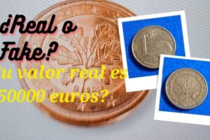 Moneda de 1 céntimo valuada en 50,000 euros