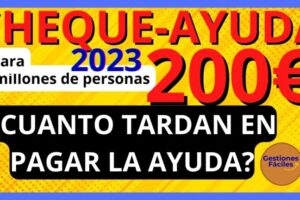 Tiempo estimado para recibir la ayuda de 200 euros