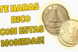 Monedas de 10 céntimos valiosas del año 2002